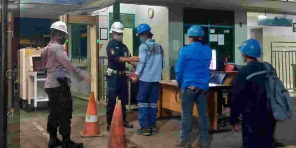Ditpamobvit Polda Banten Lakukan Pengamanan di PT Indonesia Power PLTU Suralaya