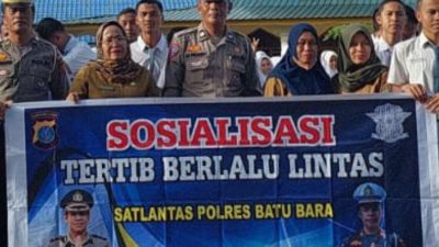 Satlantas Polres Batu Bara Giat Police Goes To School